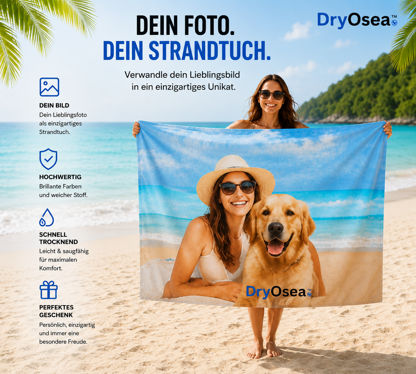 Dein Foto-Strandtuch
